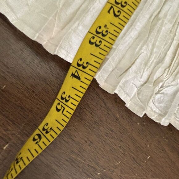 Sandy Starkman Skirt Set Womens 1X White 100% Silk Beaded 3 Piece Vintage - Picture 14 of 16